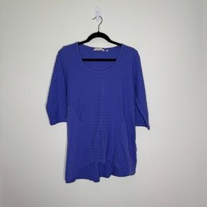 Soft Surroundings Purple Textured Top S